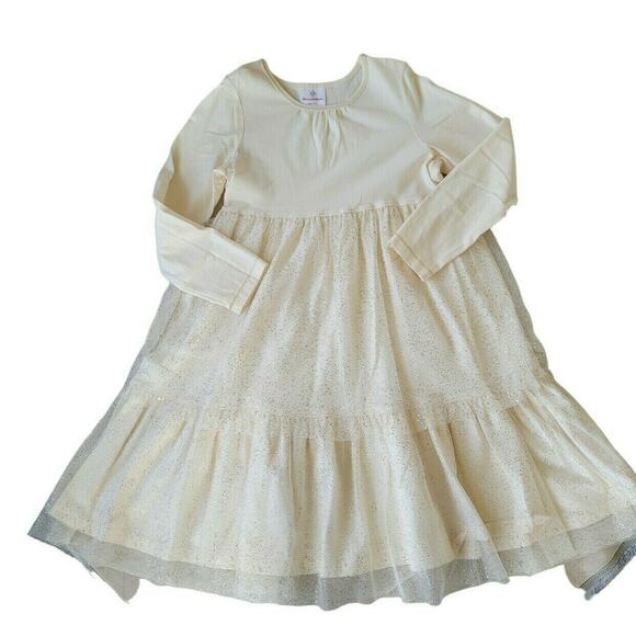 Hanna Andersson Glitter Twirly Dress - Picture 1 of 7